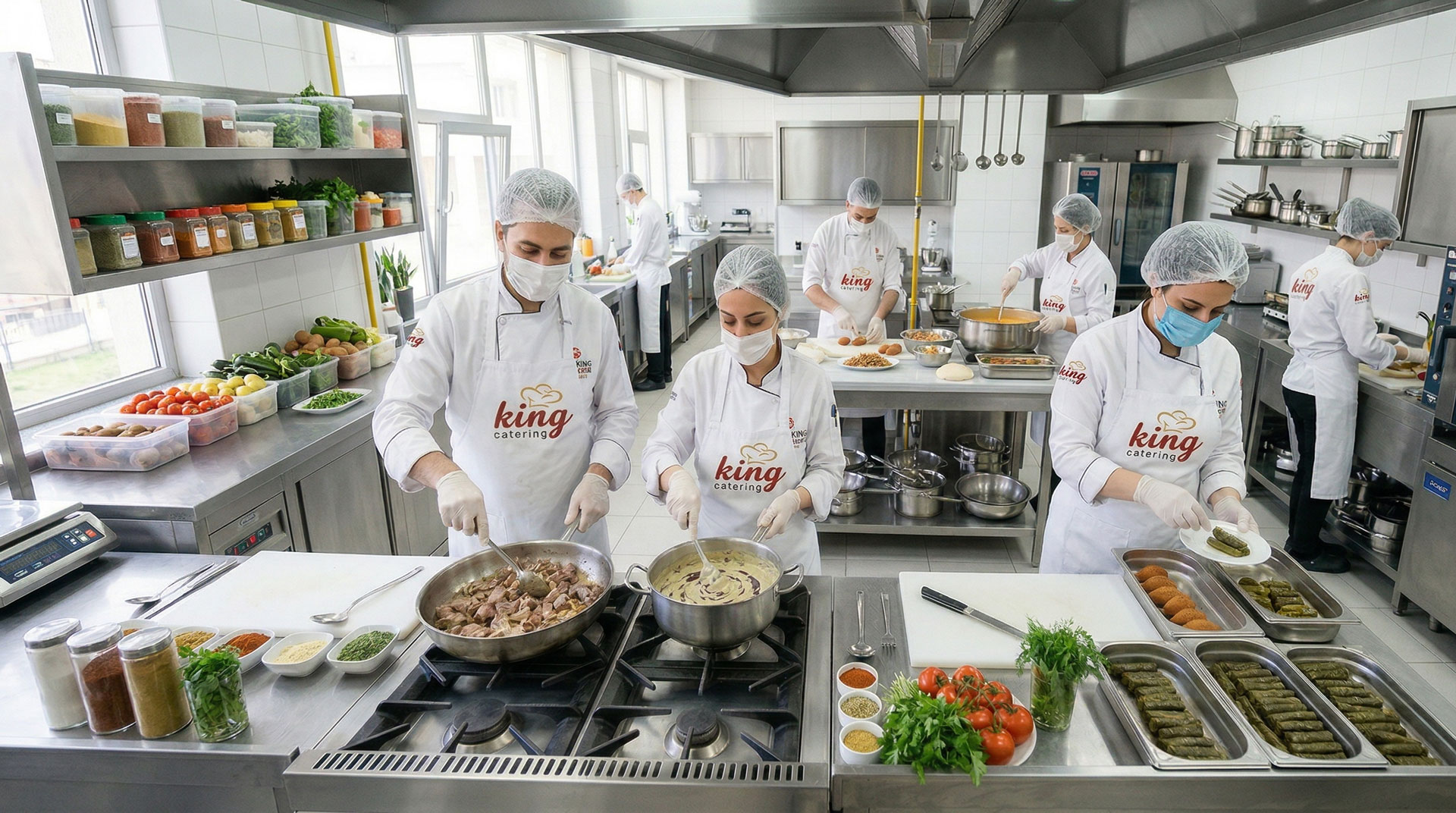King Catering toplu yemek hizmeti sunumu
