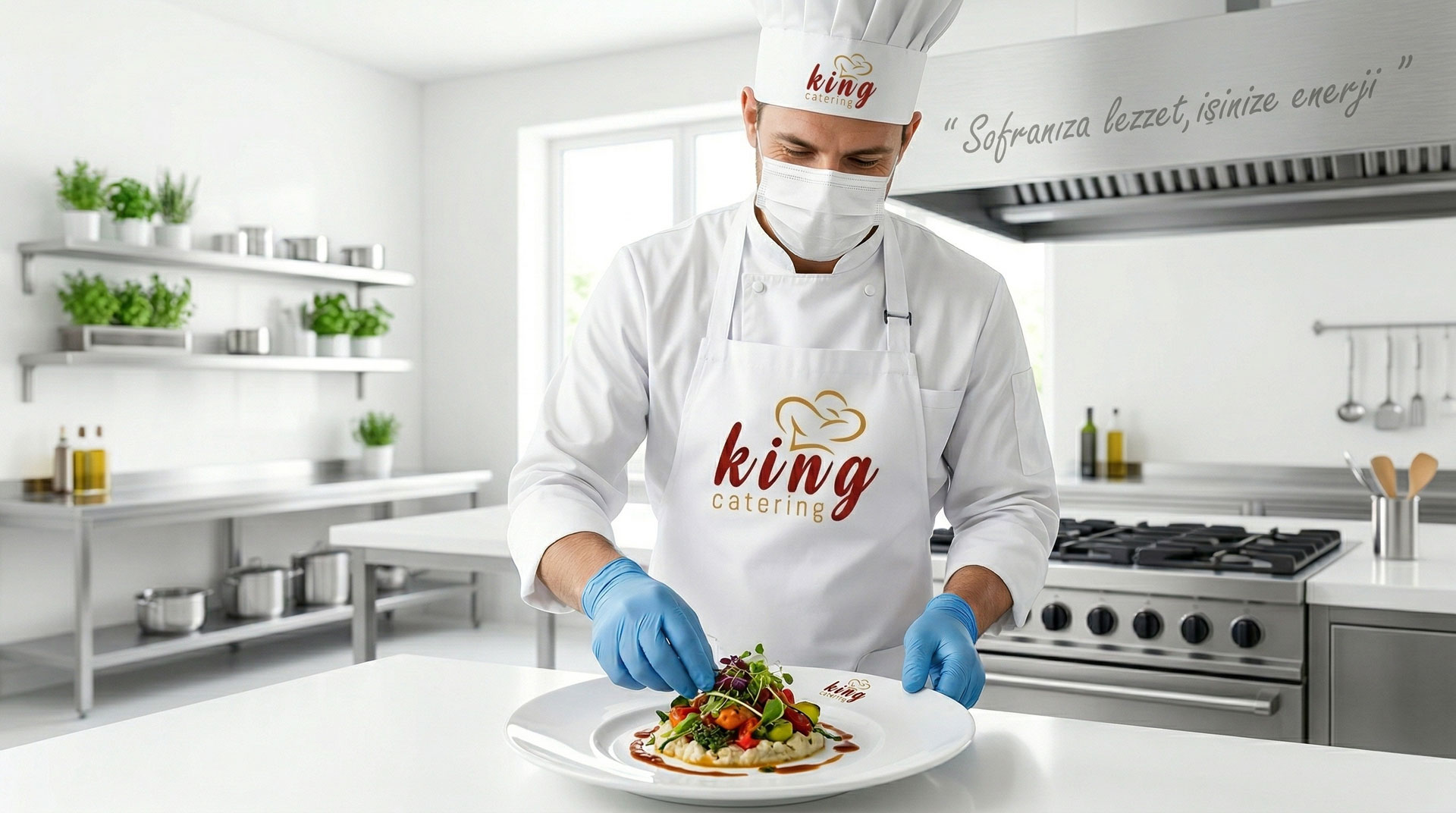 King Catering kurumsal menü planlama sunumu